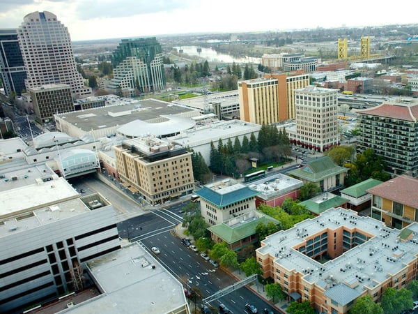 Photo of Downtown Sacramento.